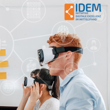 Ziel des Projekts IDEM – Initiative Digitale Exzellenz im Mittelstand ist, mittelständische Unternehmen aller Branchen auf dem Weg der digitalen Transformation zu begleiten.